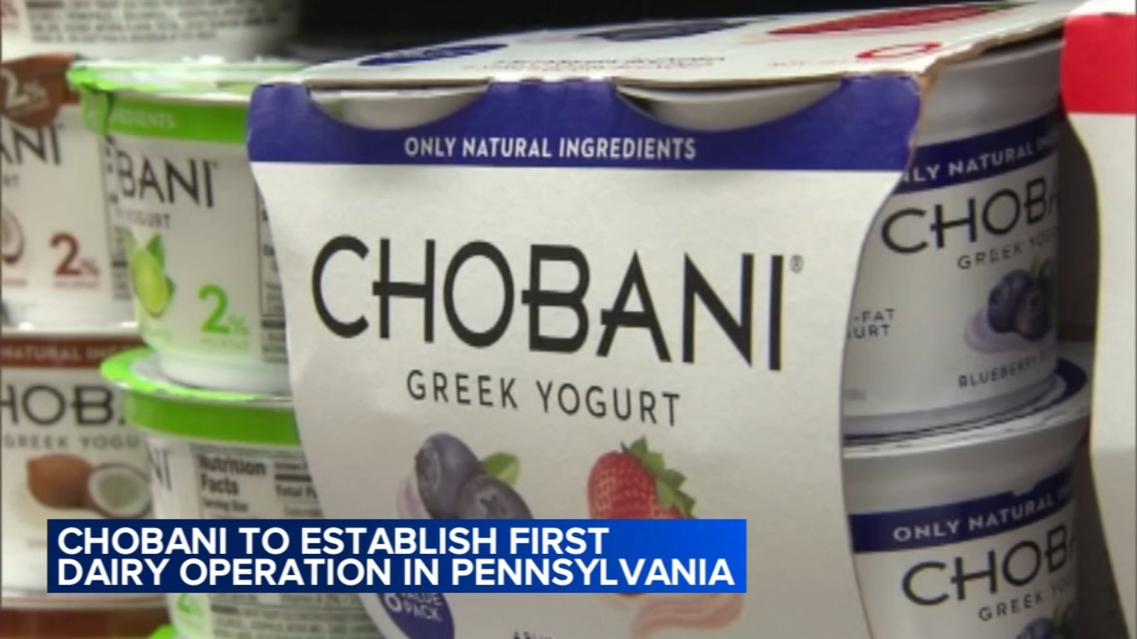 Dairy company Chobani to invest $1.2 billion in Pennsylvania, creating hundreds of jobs in Upper Macungie Township