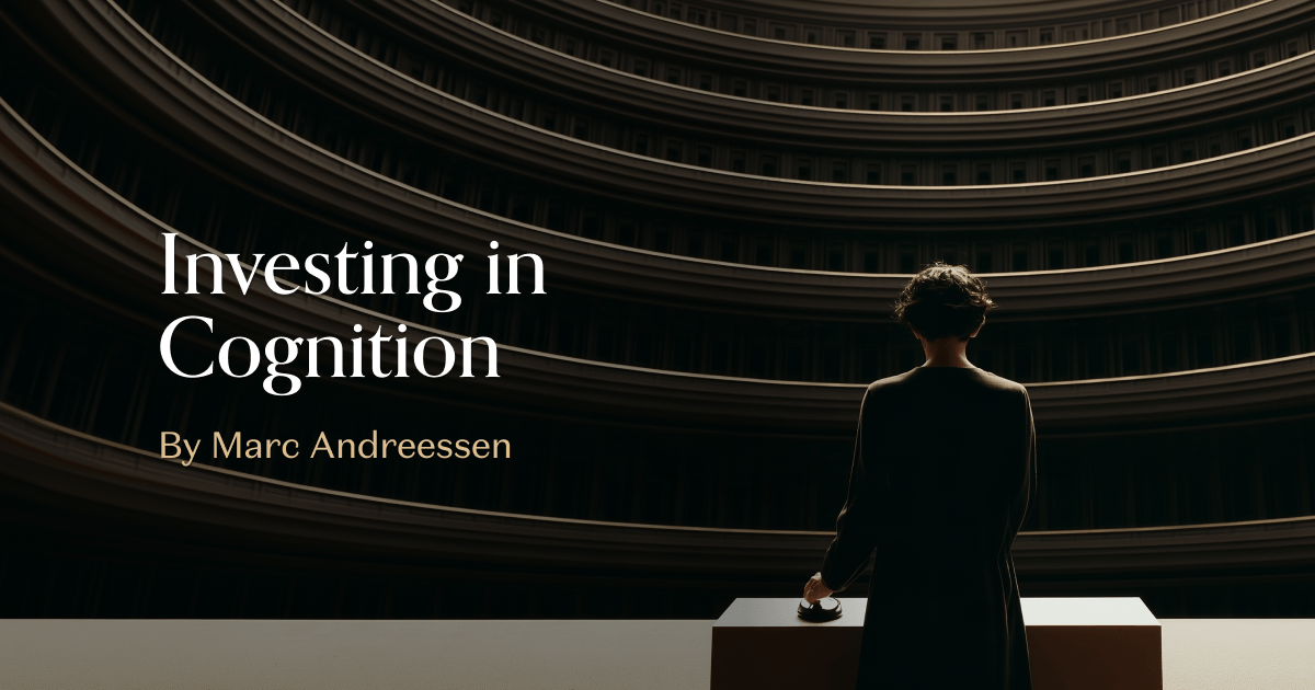 Investing in Cognition